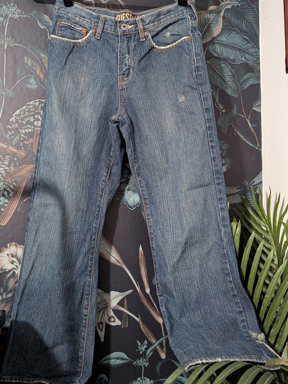 VTG Y2K Guess Jeans Low Rise Straight Leg Junior 14